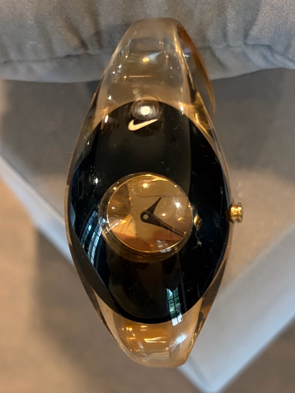 NIKE Presto Vintage translucent bangle gold and black